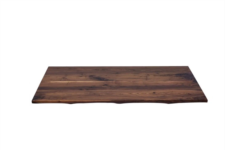 River Walnut Wood Desk Top