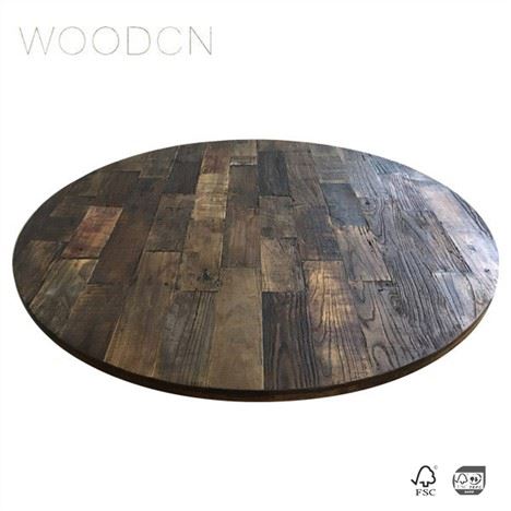 Laparans Elm Wood Restoran Table Top