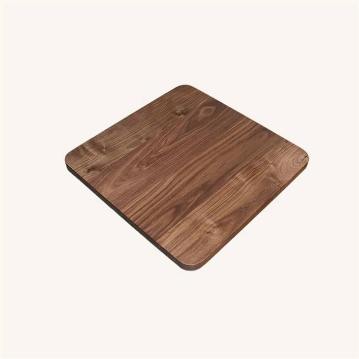 Solid North American Walnut Dining Table Top Natural Color Supplier factory