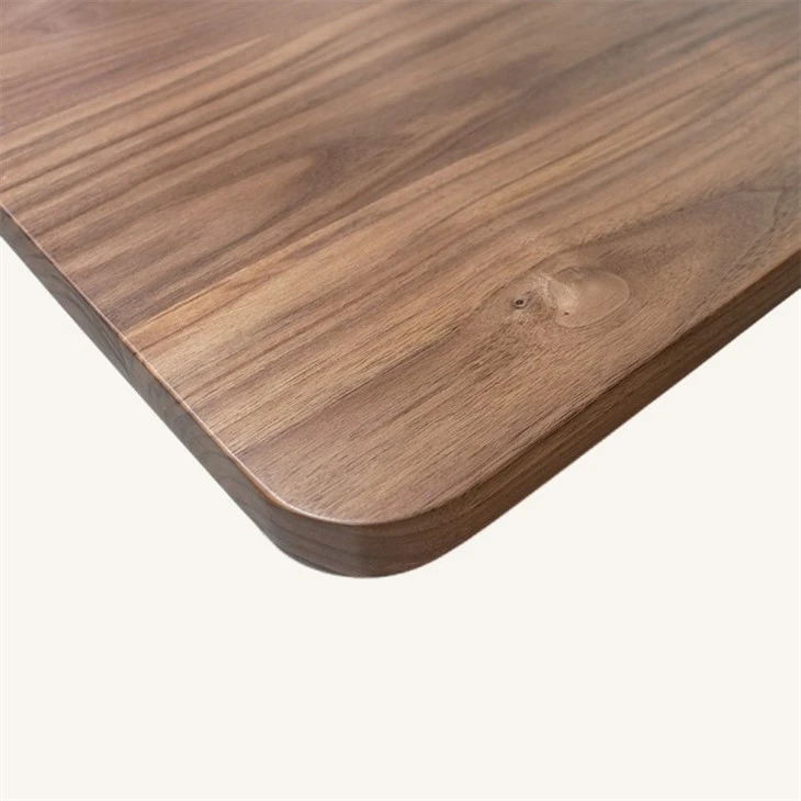 Solid North American Walnut Dining Table Top Natural Color Supplier price